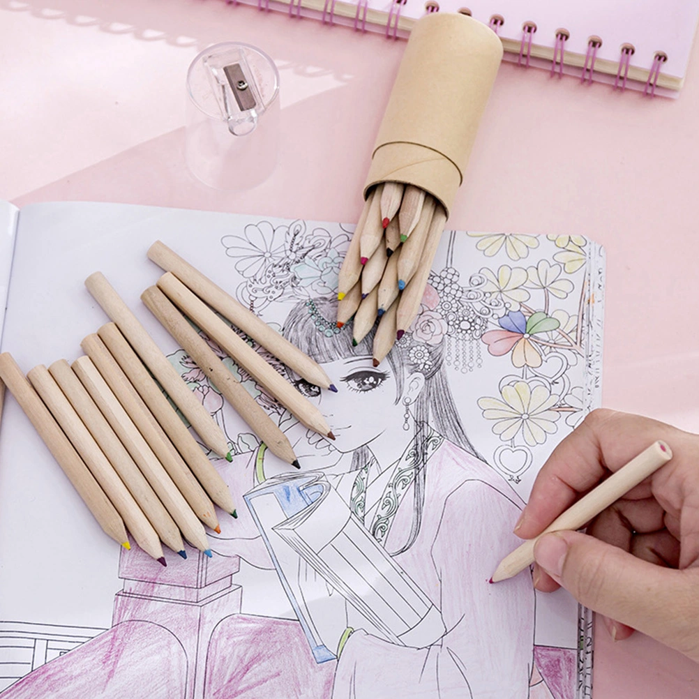 3 Boxes of 12 Colors Graffiti Pencils Drawing Practice Pencils (Ramdon Color)