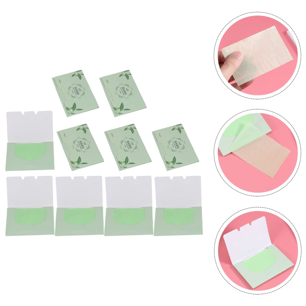 10 Boxes Portable Oil Absorbing Sheets Oil Blotting Paper Oil Absorbing Tissues