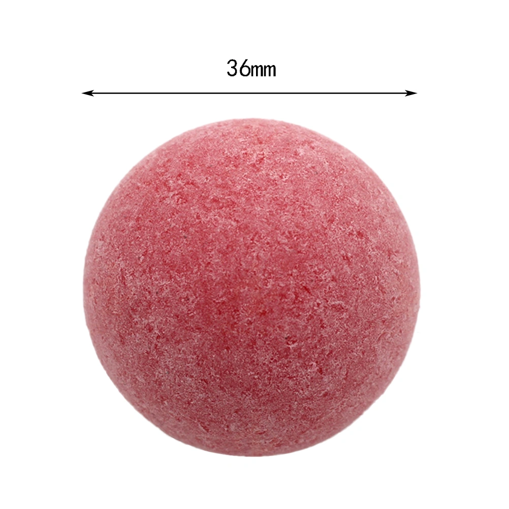 6PC Table Football Table Plastic Accessories Matte Indoor Sports Football Game Special Balls (Red)
