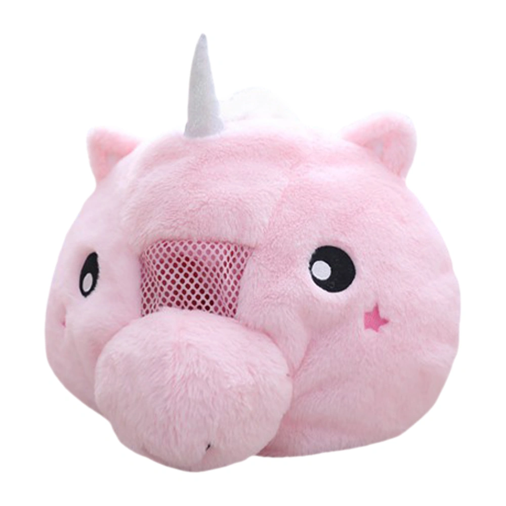 1Pc Unicorn Shaped Headgear Hat Creative Performance Headwear Chic Doll Toy Pink