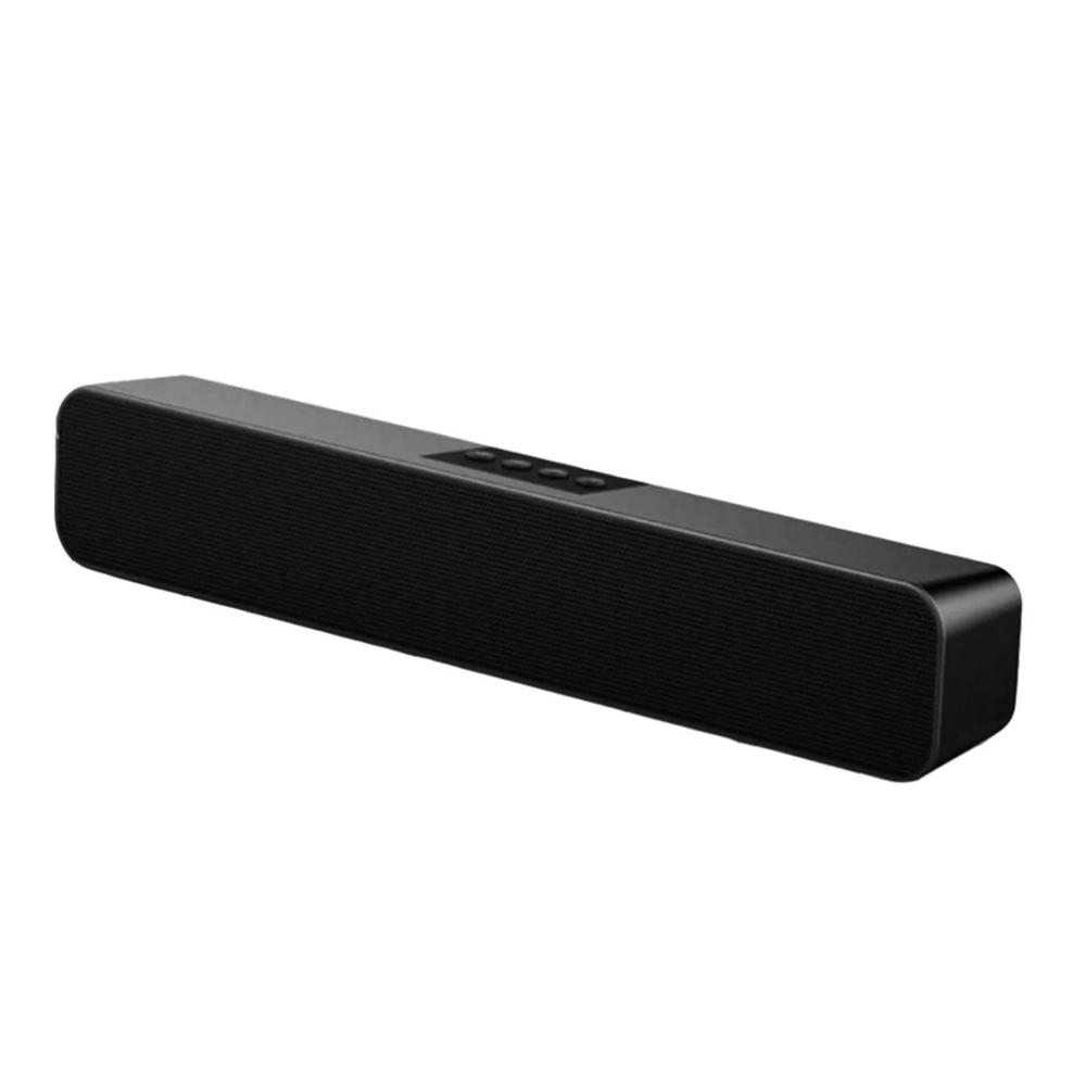 Wireless Speaker Bass AUX IN Memory Card FM USB 10W Output Stereo Soundbar