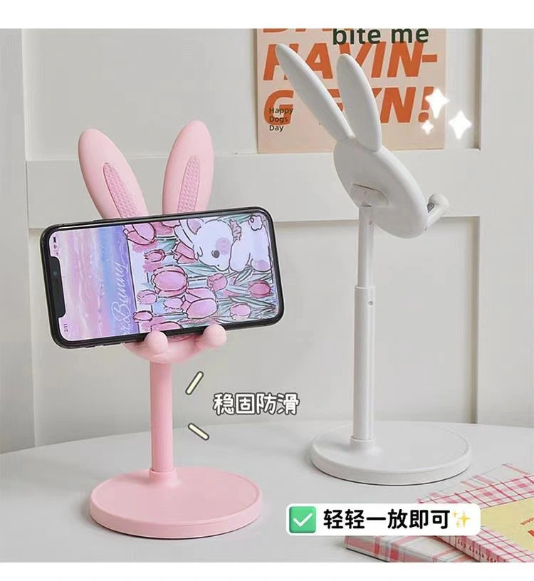 Bunny Phone Stand Rotatable Phone Holder Adjustable Tablet Pc Stand Portable Tablet Cellphone Holder