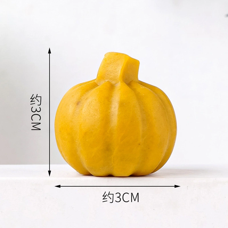 Crystal Stone Pumpkin Small Pumpkin Decoration Halloween Photo Prop Desktop Adornment