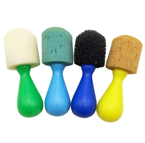 4Pcs Sponge Paint Brushes for Painting Sponge Painting Brushes DIY Drawing Brushes Sponge Brushes