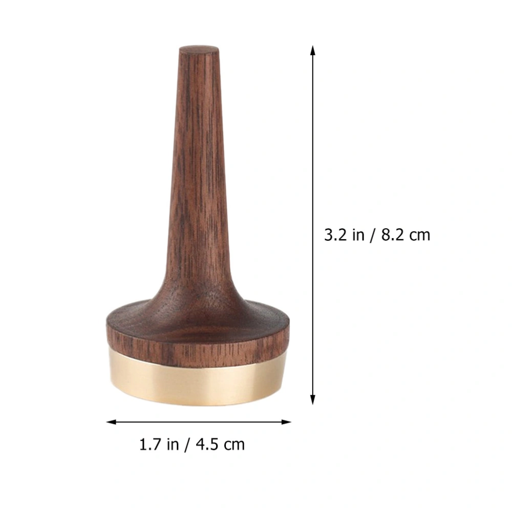 1pc Black Walnut Ring Shelf Ring Display Stand Wood Jewelry Display Stand