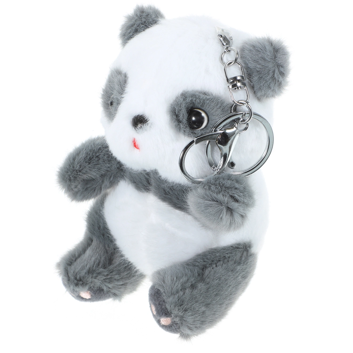 Panda Keyring Adorable Plush Panda Keychain Handbag Charm Keychain Bag Pendant Accessory