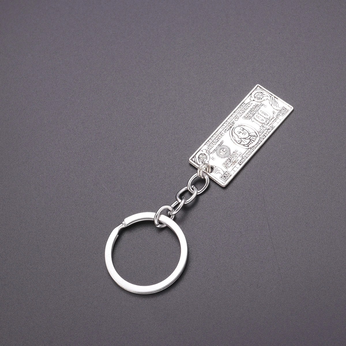 Creative Dollar Keychain Decorative 100 Dollar Shape Keyring Key Chain Pendant for Women Men Kids