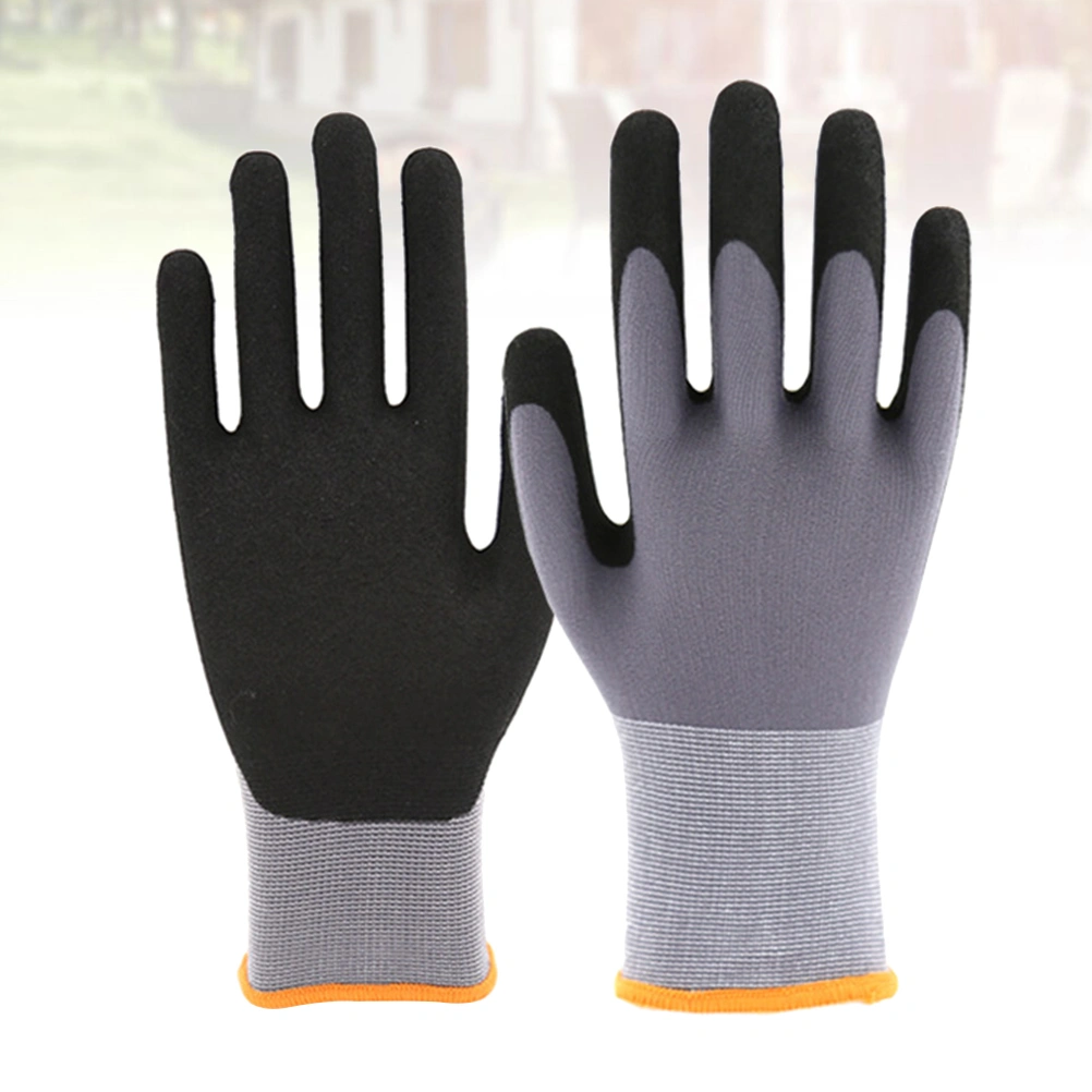 1 Pair of Waterproof Cut Resistant Gloves Safety Garden Wear Resistant Working Gloves for Cutting Slicing Wood Carving Gardening Supplies (Edge Banding Random Color S)