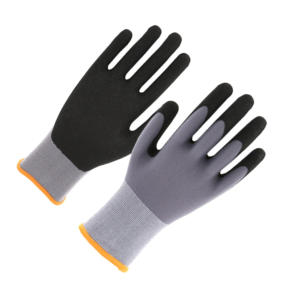 1 Pair of Waterproof Cut Resistant Gloves Safety Garden Wear Resistant Working Gloves for Cutting Slicing Wood Carving Gardening Supplies (Edge Banding Random Color S)