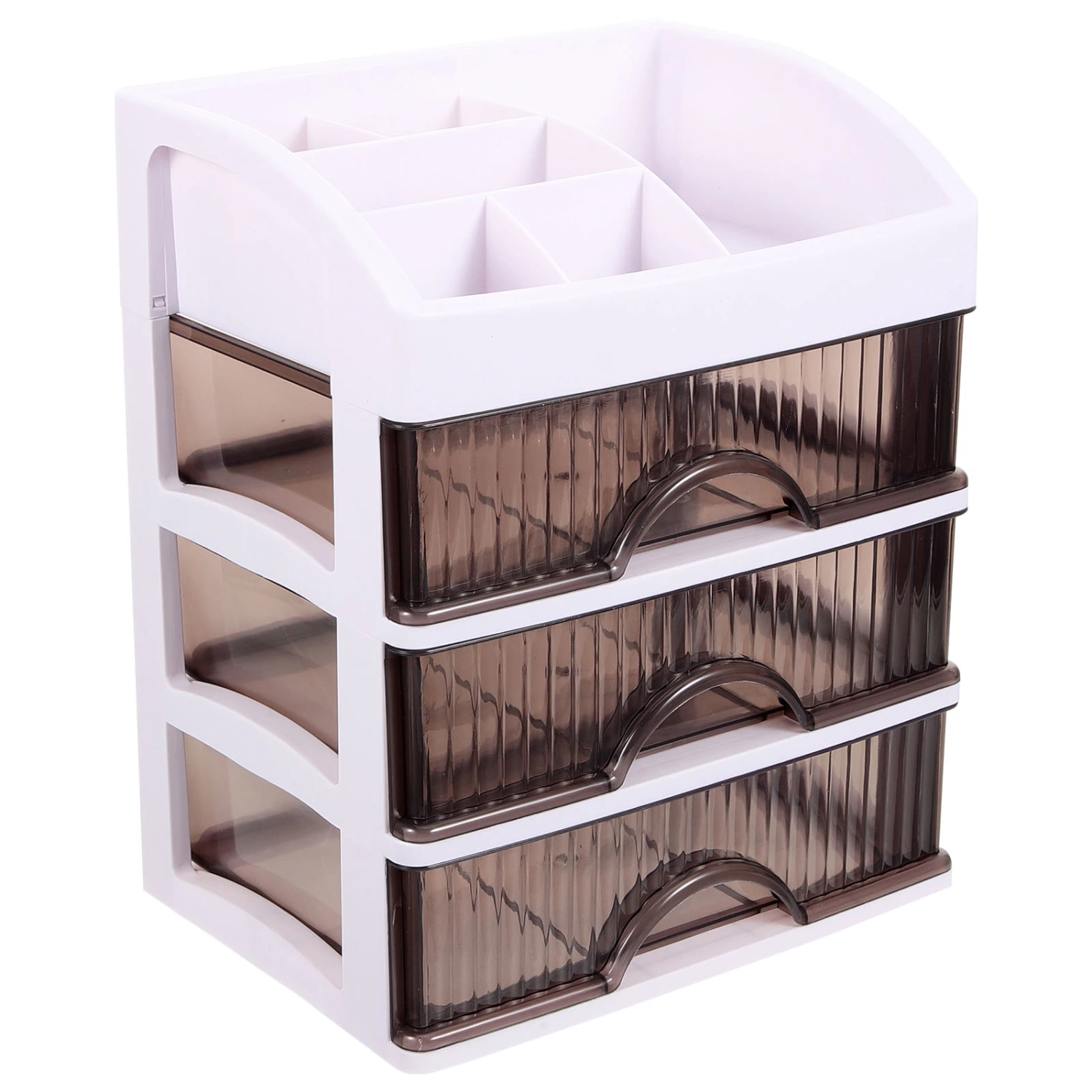 Tabletop Small Cabinet Transparent Drawer Organizer Multi-layer Stationery Storage Holder