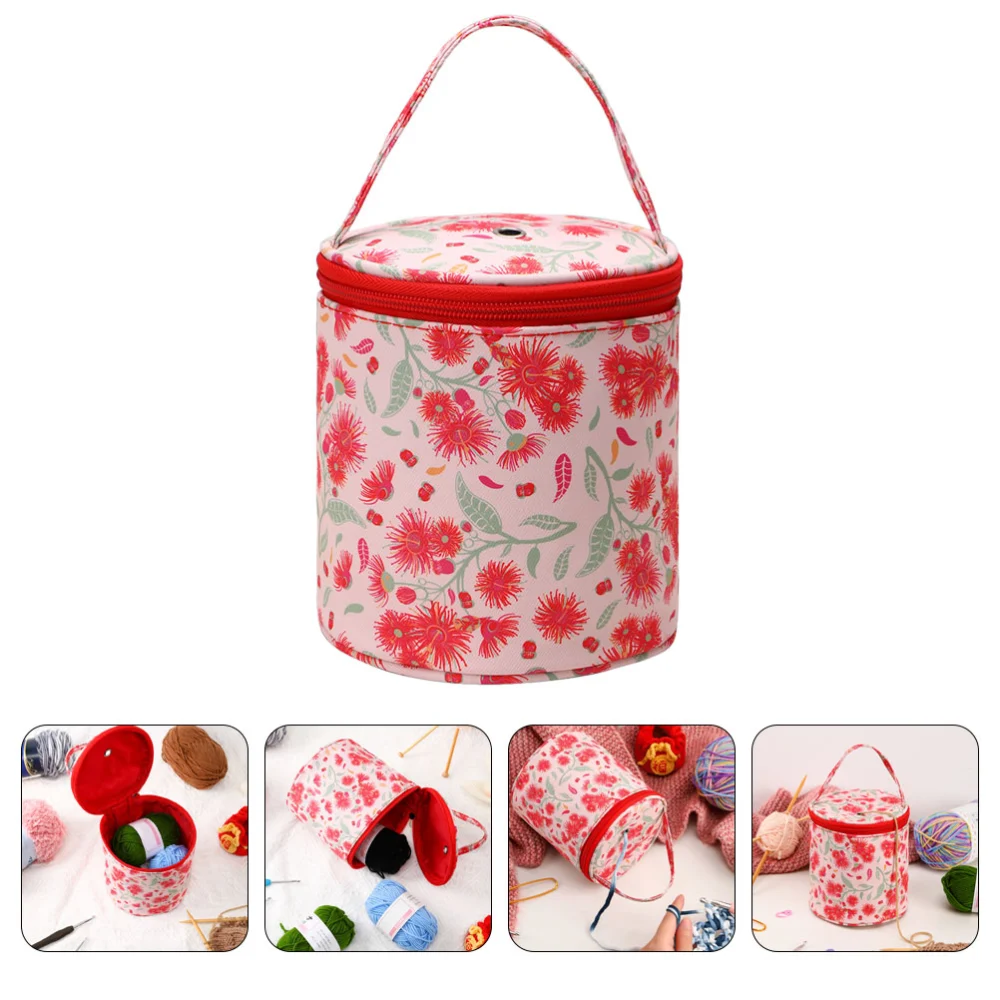 Sewing Bag Crochet Organizer Bag Sewing Tools Pouch Crochet Hook Bag Knitting Yarn Pouch Sewing Bag