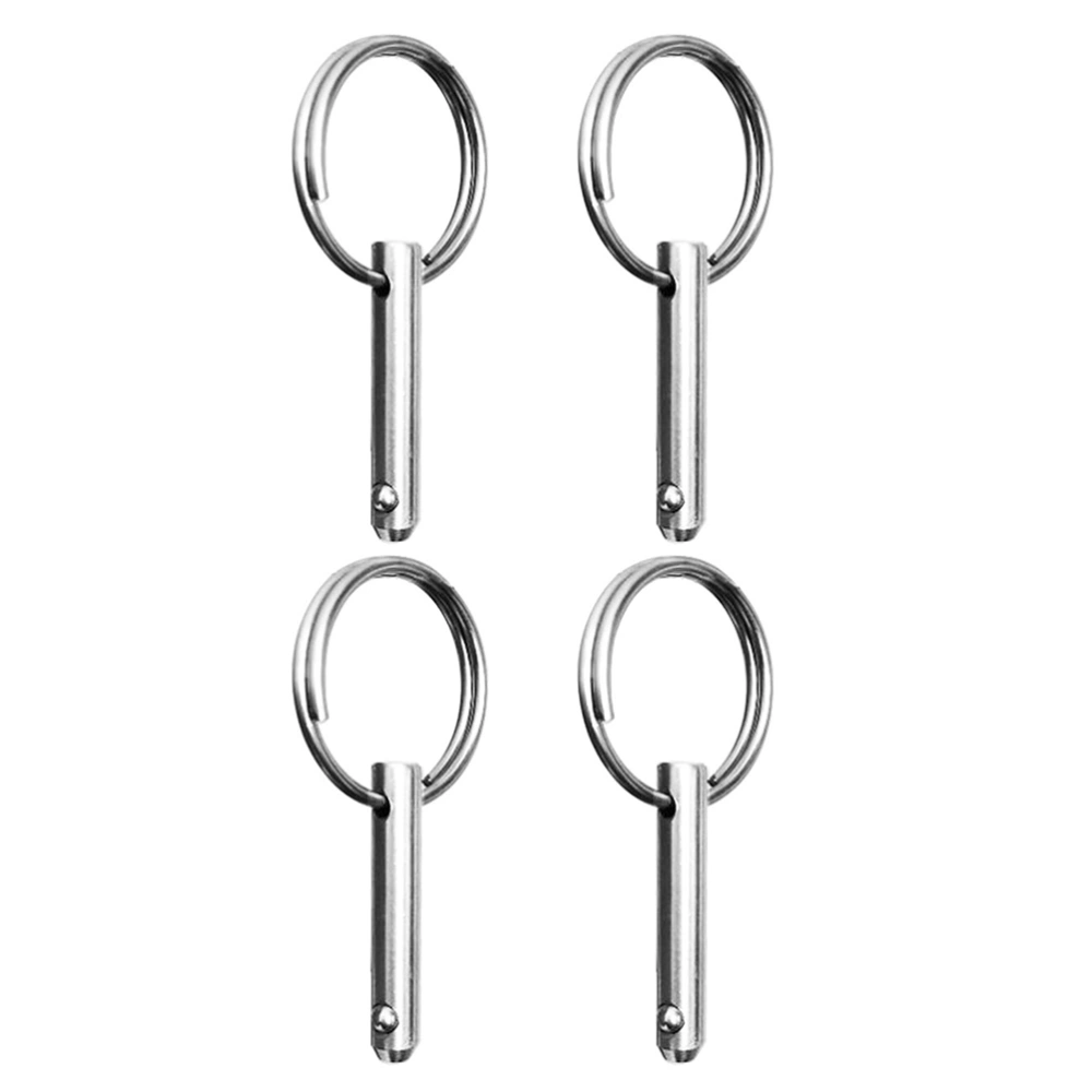 4 Pcs Stainless Steel Quick Release Bimini Pin Spring Marine Safety Pin Marine Boat Parts and Accessories