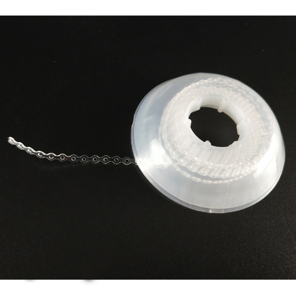 1 Roll Long Dental Ultra Power Chain Rubber Continuous Transparent  Chains Clear for Orthodontics