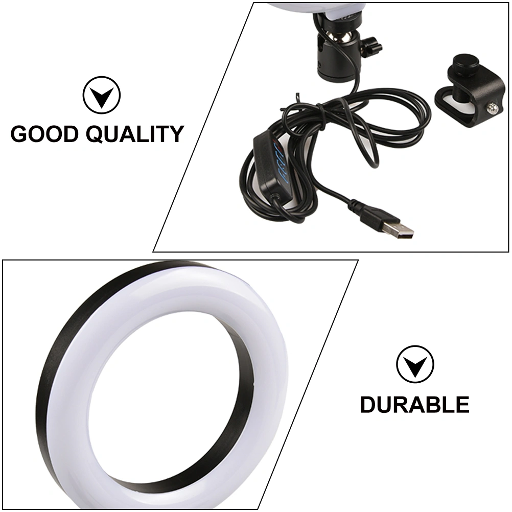 Laptop Ring Lights with Clamp Adjustable Video Conference LED Lighting Kit