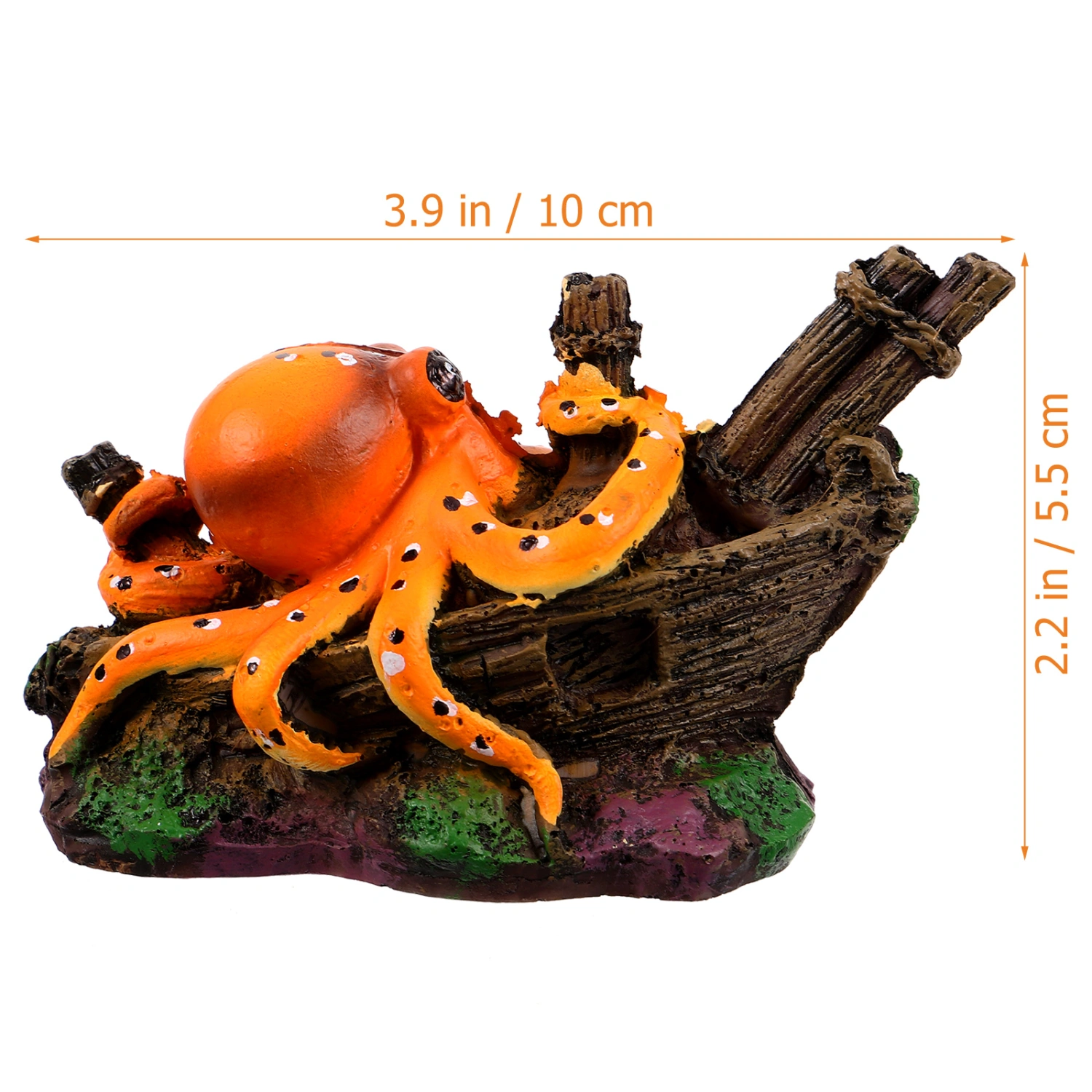 Aquarium Decoration Resin Octopus Craft Aquarium Octopus Decor Resin Octopus Decoration