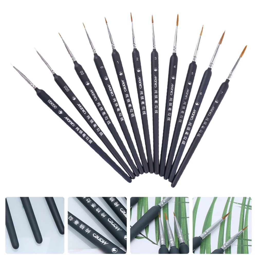 6Pcs Artist Paint Brushes Fine Paint Brush for Acrylic Watercolor Oil Painting