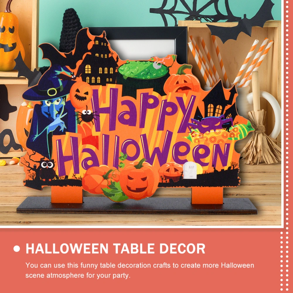 Halloween Table Centerpiece Table Sign Halloween Party Decorative Favor