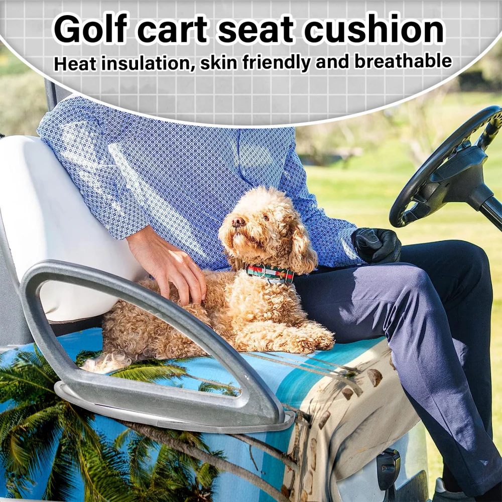 Protective Golf Cart Seat Cover Replacement Cart Seat Part Outdoor Seat Golf Cart Cover