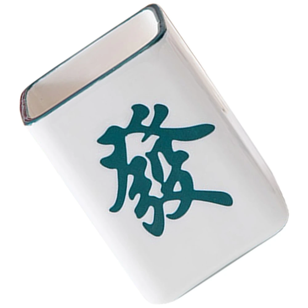 Ceramic Coffee Mug Coffee Milk Tea Cup Mahjong Design Latte Cup Mug Mahjong Water Cup