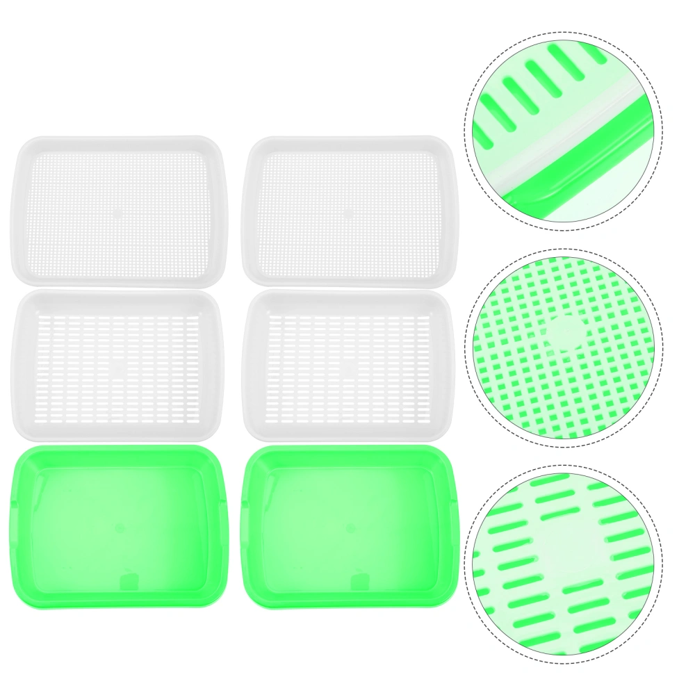 1 Set Vegetable Starter Plate Starter Tray Multi-function Sprout Tray Home Supplies