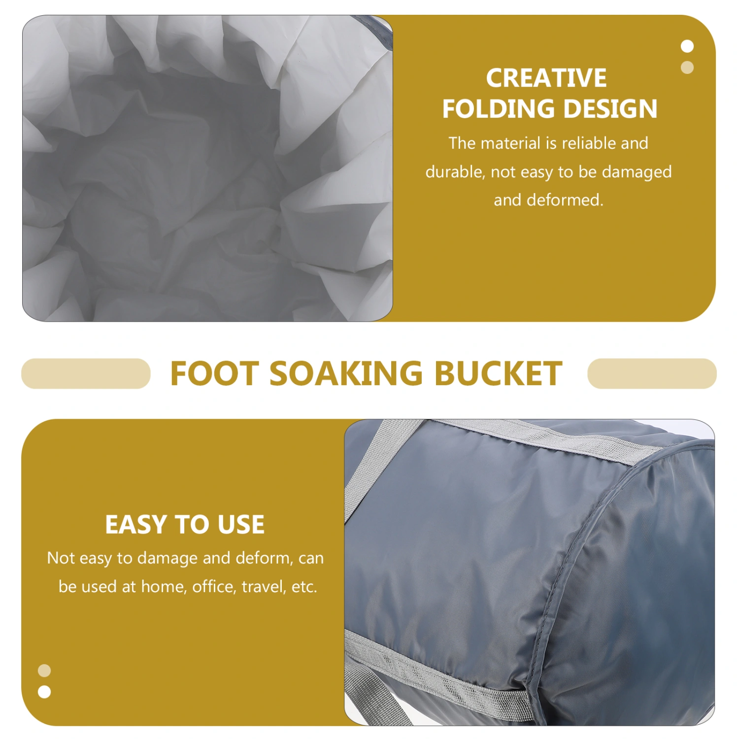 Portable Foot Soaking Bucket Foot Soaking Basin Home Foot Soaking Basin