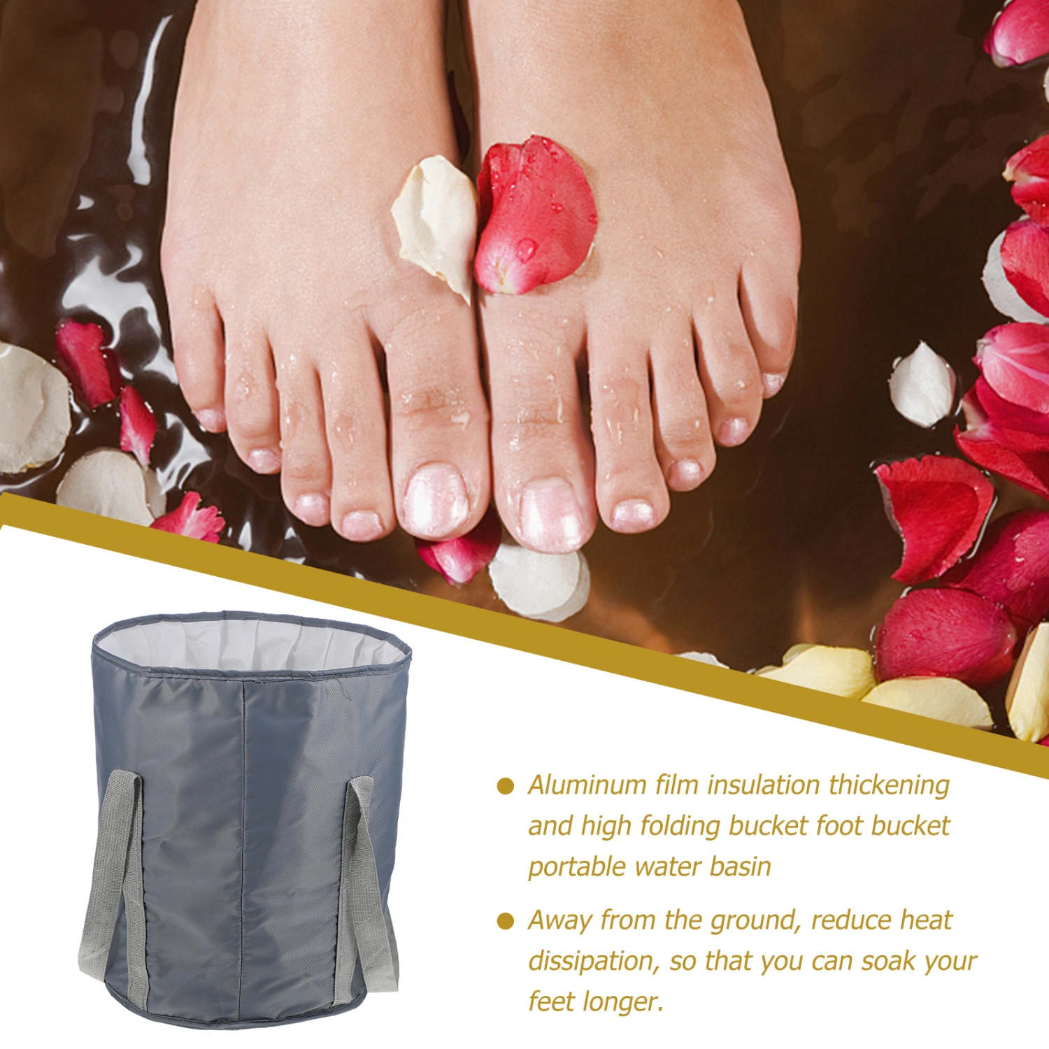 Portable Foot Soaking Bucket Foot Soaking Basin Home Foot Soaking Basin