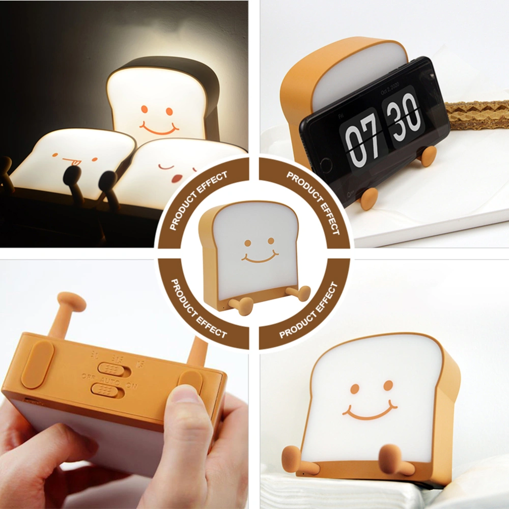 Toast Lamp Bedside Night Light Adorable Bedside Lamp For Baby Nursery Bedroom