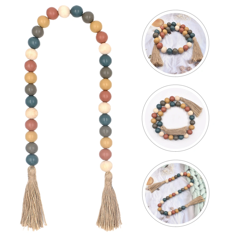 1Pc Colorful Tasssel Beads Pendant Home Creative Hanging Decor Wall Pendant