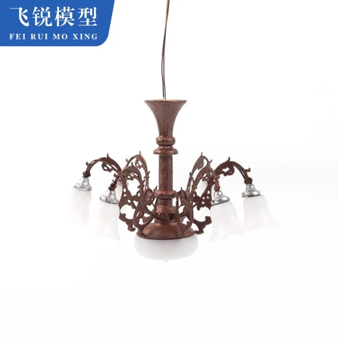 Miniature Lamp Miniature Decoration Furniture Ornament Mini Chandelier Light