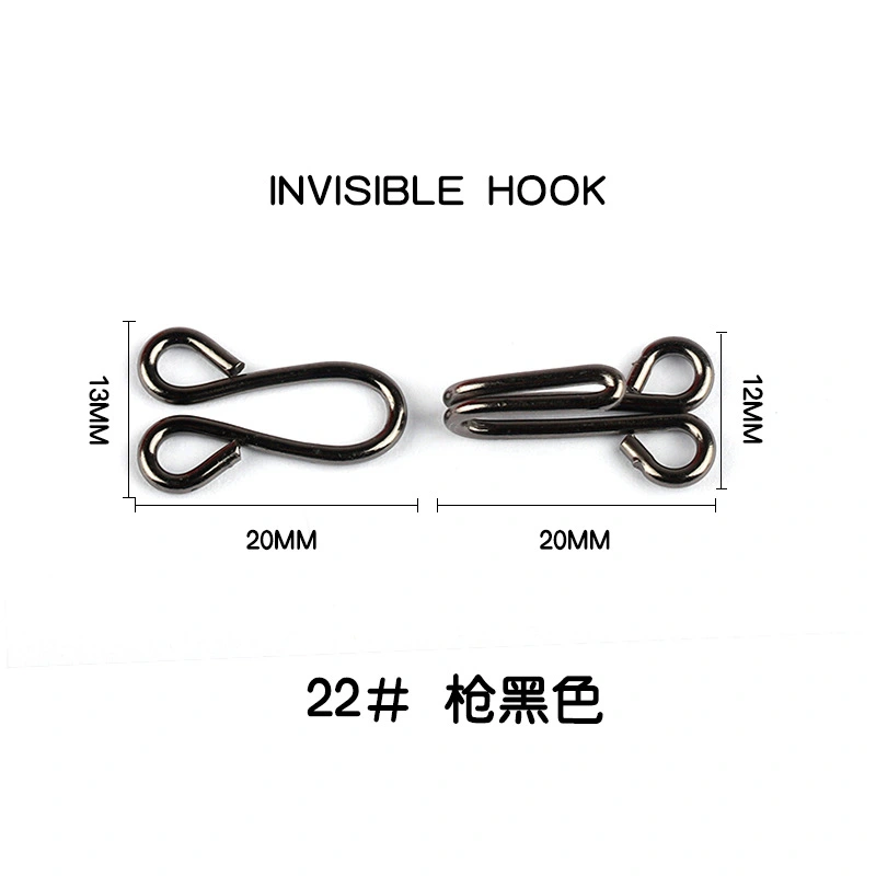 30 Pcs Sewing Hooks Metal Clothing Hooks Bra Hooks  Hooks Replacement For Skirt Trousers