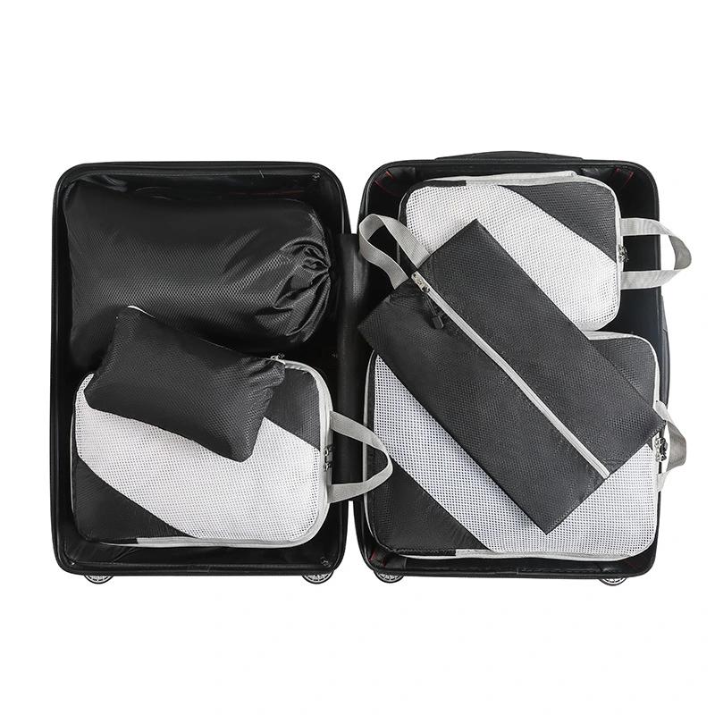 6pcs Compression Packing Cubes Travel Organizers Suitcase Organizer Bags Set Packing Cubes for Suitcases