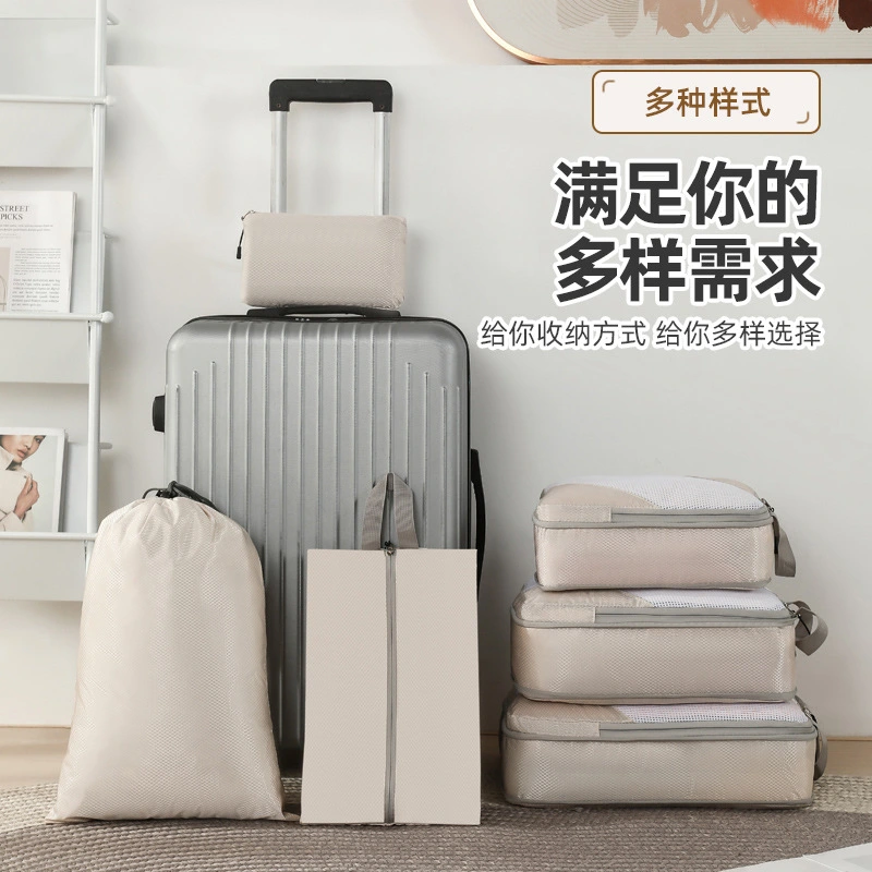 6pcs Compression Packing Cubes Travel Organizers Suitcase Organizer Bags Set Packing Cubes for Suitcases
