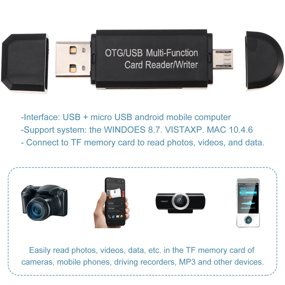 Multi-functional SD Reader USB Type C Reader Reader Adapter