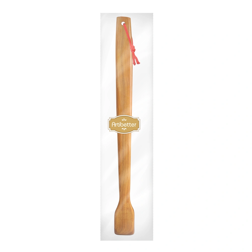 Artibetter Wooden Back Scratcher Massage Stick Handheld Body Scratching Backscratcher Massager Back Scraper for Home