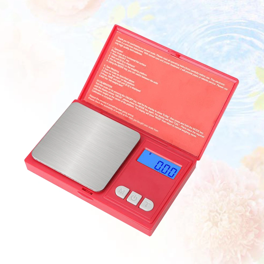 1pc Mini Electronic Scale Precise Digital Scale Weighing Machine Jewelry Scale for Home Shop Dorms without Battery (500g/0.1g)