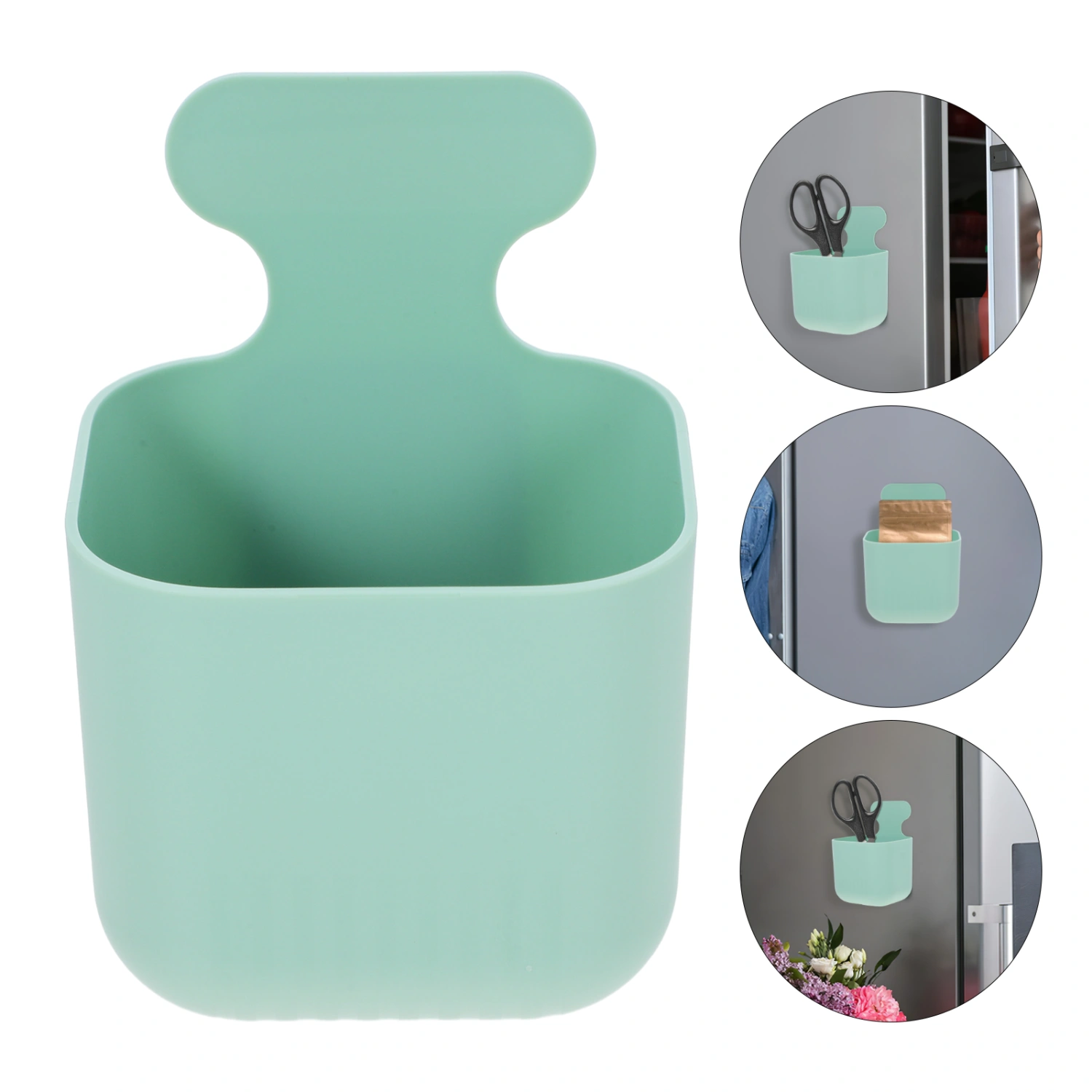 Wall Mounted Remote Control Storage Box Refrigerator Whiteboard Storage Holder