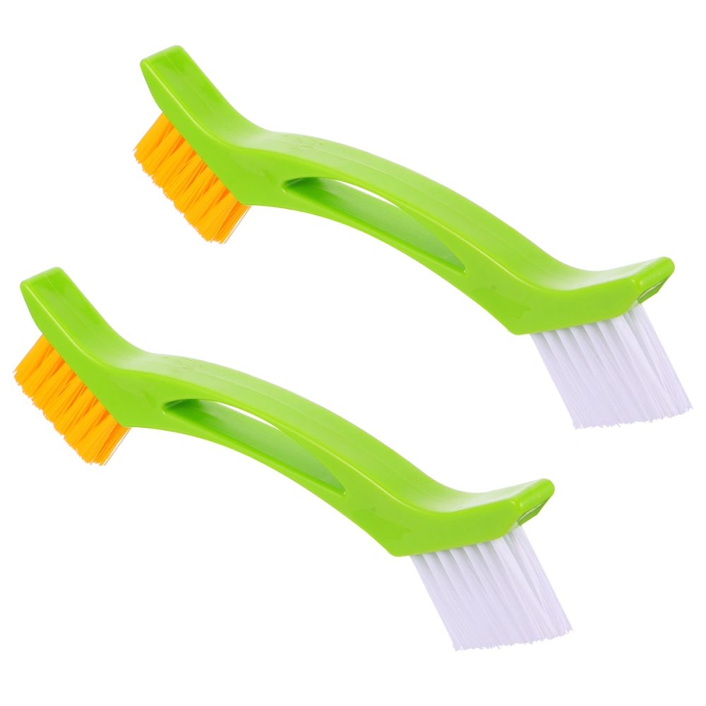 2Pcs Plastic Brush Durable Cleaning Brush Dust Removal Brush (Random Color)