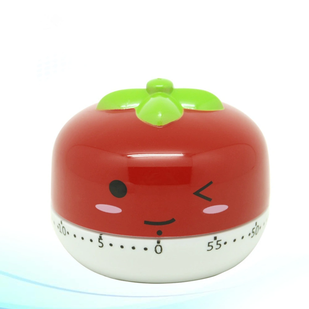 Kitchen Mechanical Timer Tomato Cartoon Timer Creative and Lovely Reminder for Baking Cooking (Random Color)