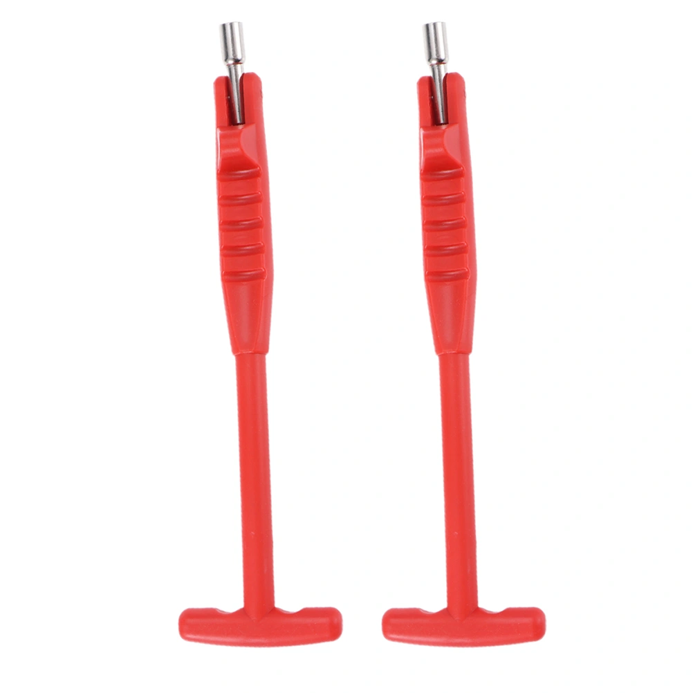 2 Pcs Tire Stem Installation Tools Valves Stem Removal Tools Valves Core Tools