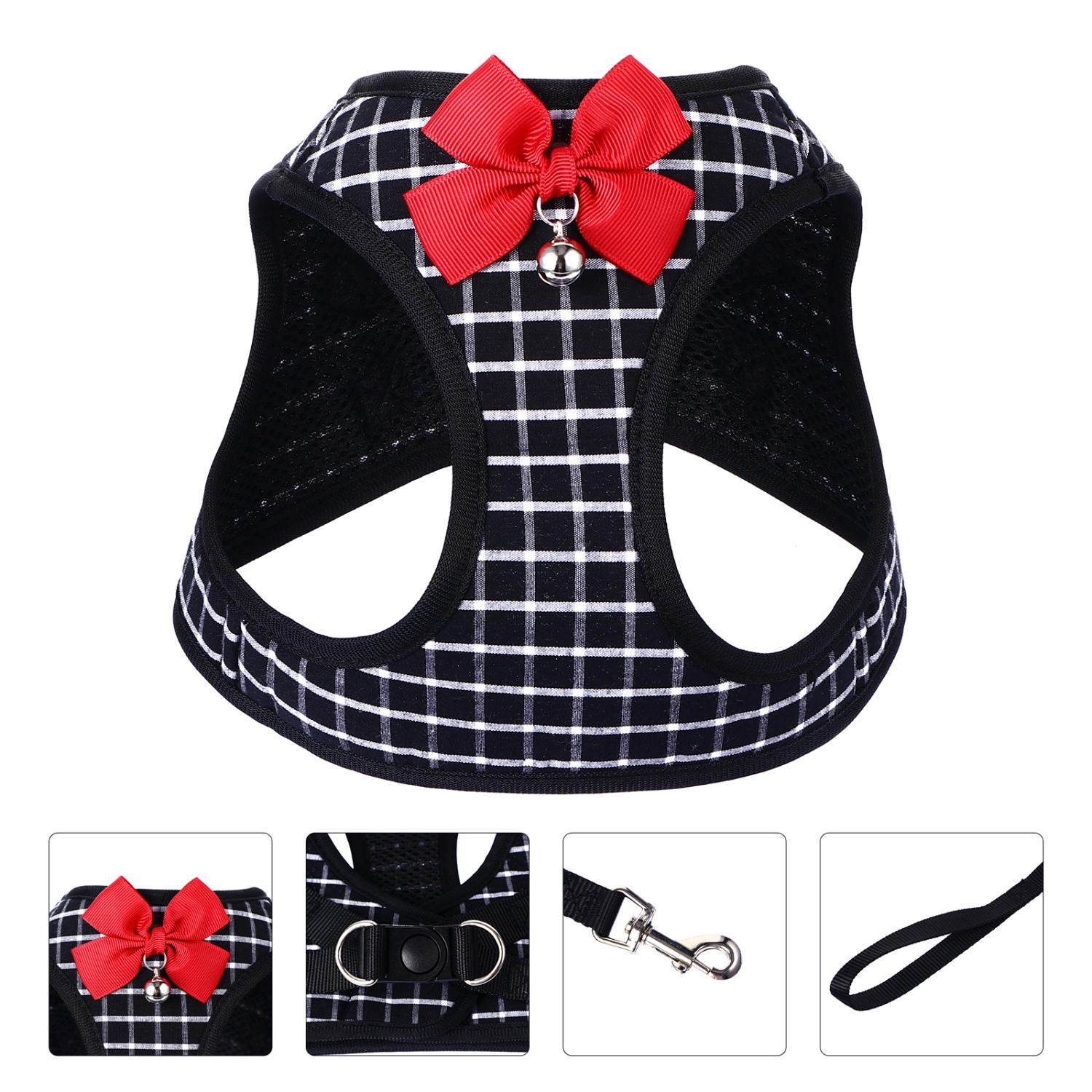 Lovely Pet Harness Strap Pet Traction Rope Puppy Harness Traction Pulling Rope