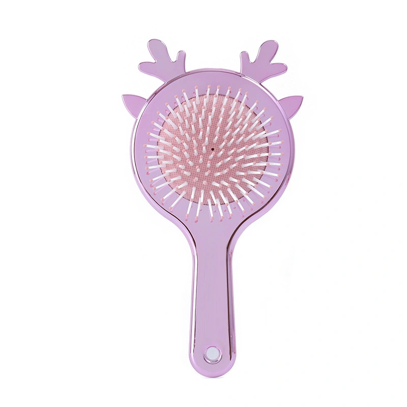 Paddle Hair Brush Antler Style Massage Comb Hair Comb Paddle Hairbrush with Handle