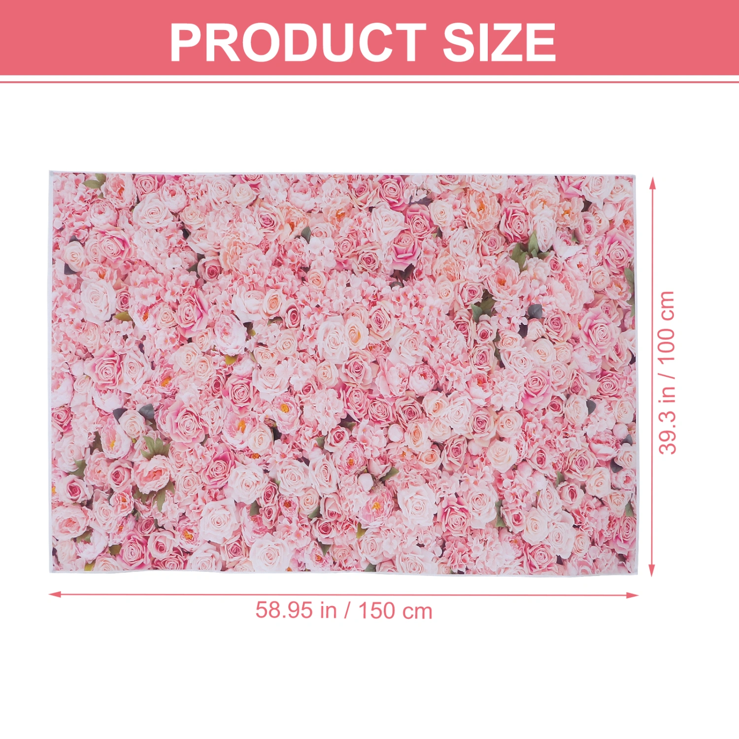 Photo Backdrop Flower Wall Pattern Backdrop Prop Cloth Photo Video Decoration