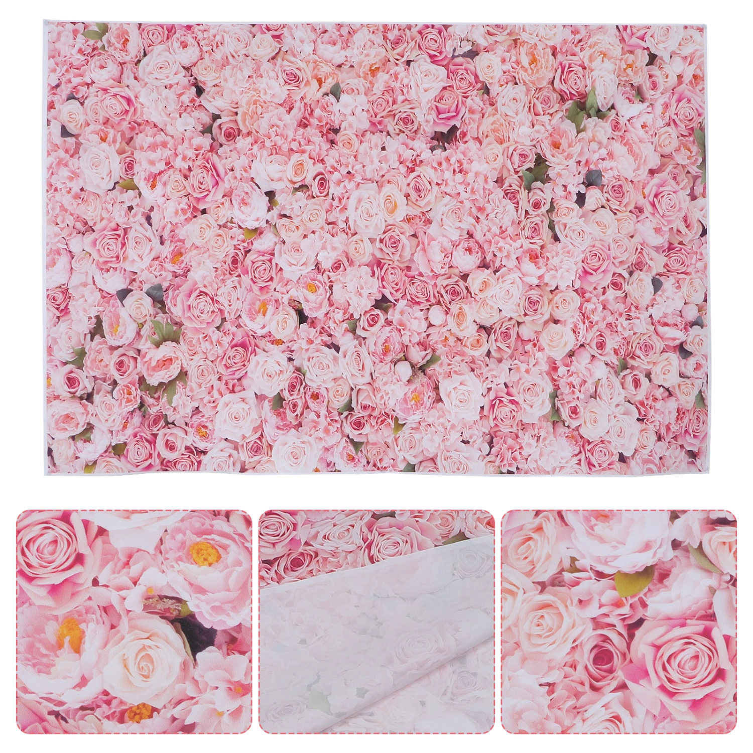 Photo Backdrop Flower Wall Pattern Backdrop Prop Cloth Photo Video Decoration