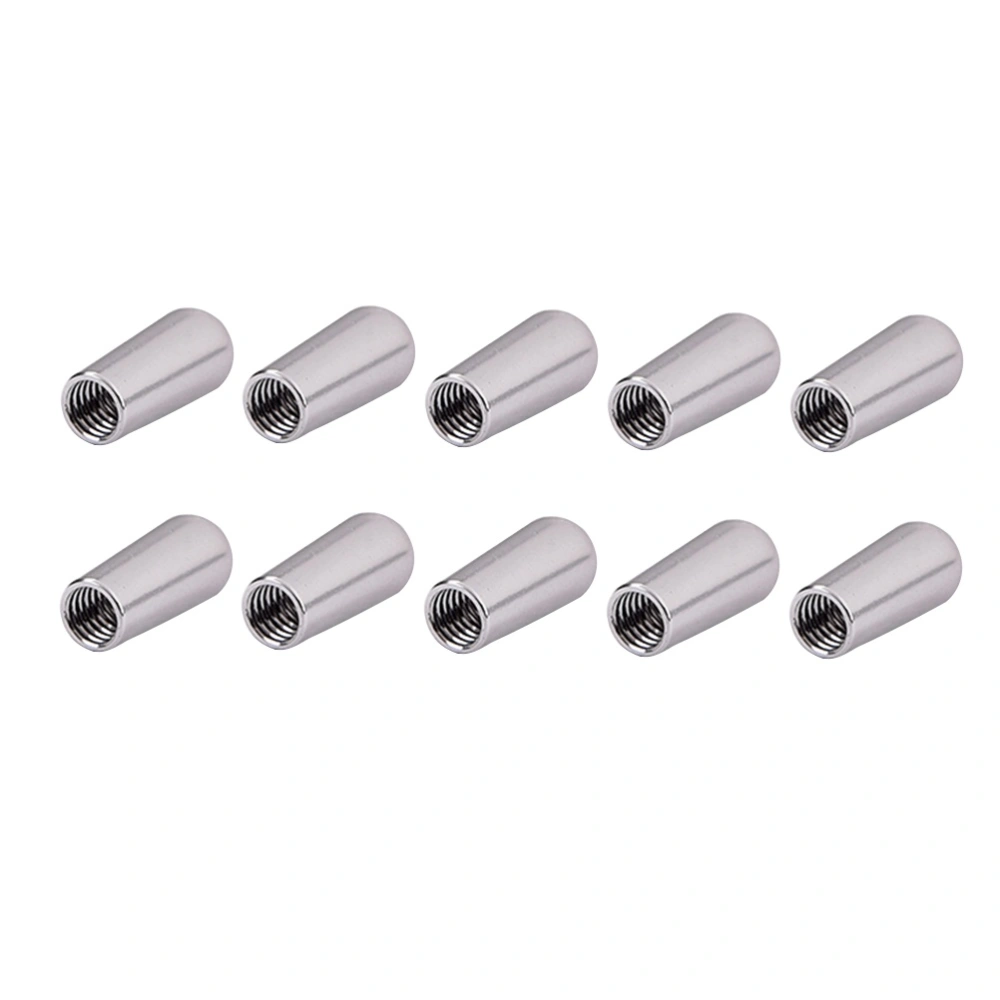 10pcs Guitar 3 Way Toggle Switch Tip Knob for LP Guitar Accessories (Silver)