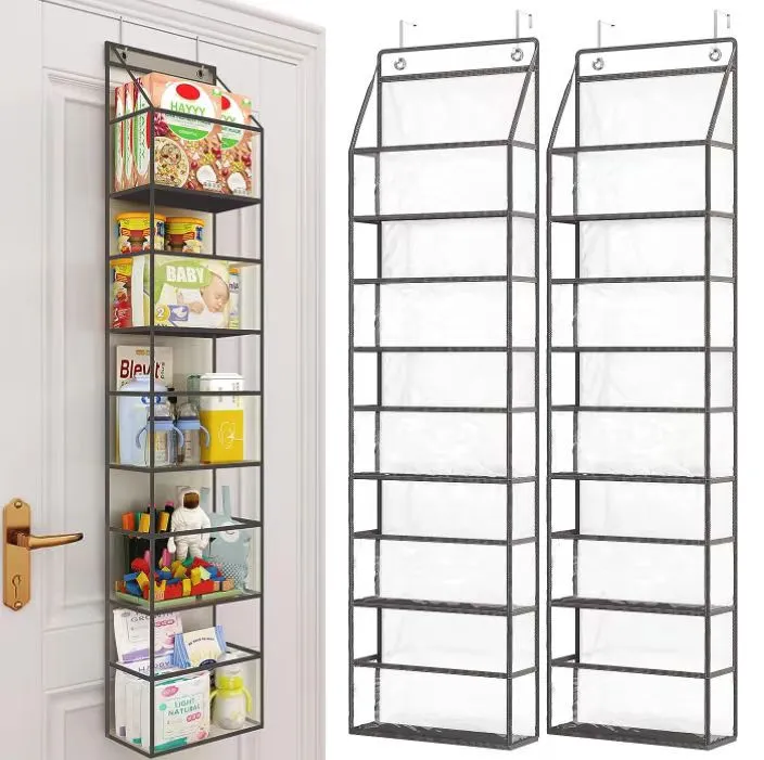 Over The Door Shoe Storage Bag Multi-layer Hanging Organizer Shoe Organizing Bag