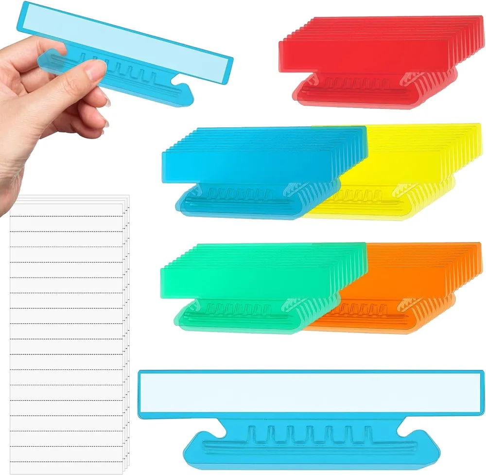 1 Set File Folder Tabs File Identification Folder Tabs Detachable File Folder Tabs