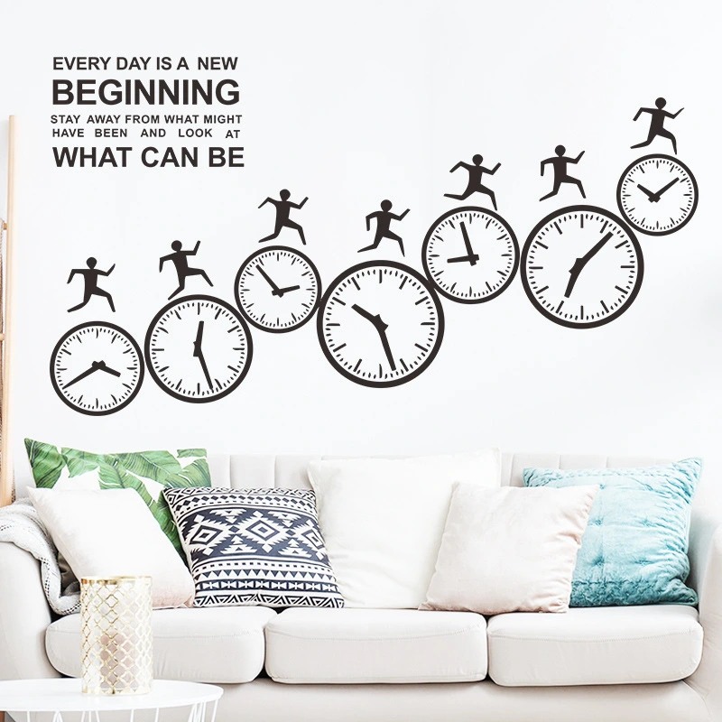 1 Set Inspirational Positive Wall Sticker Self Adhesive Wallpaper Wall Decal for Office