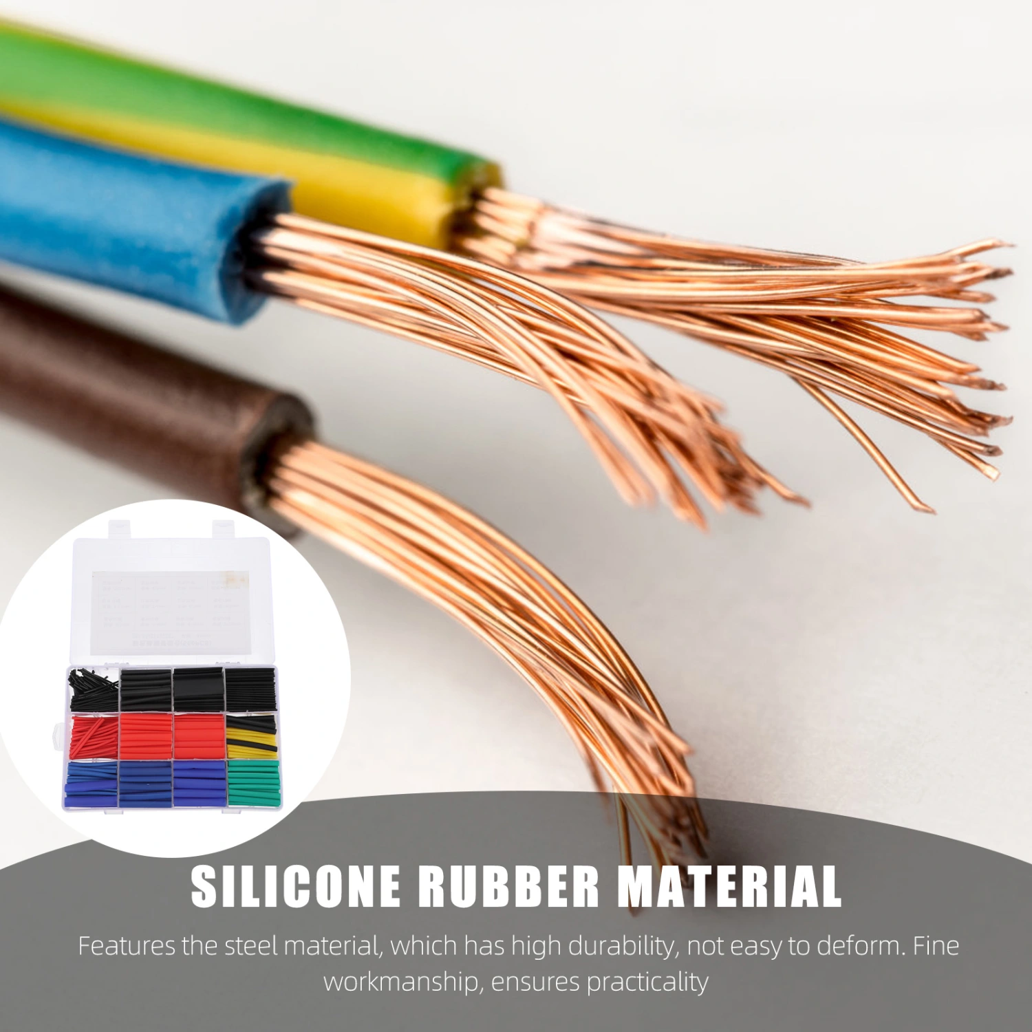 1 Set Heat Shrink Tubing Insulation Sealing Cable Protector Sleeving Tube