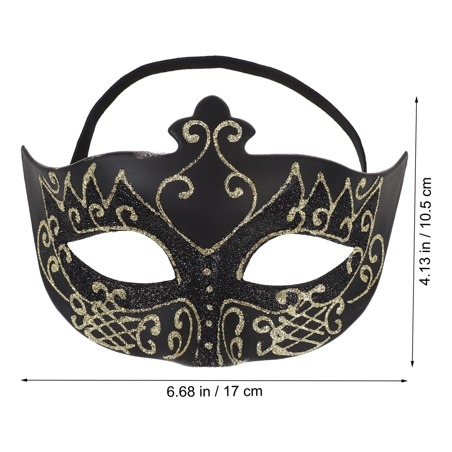 Masquerade Party Mask Halloween Cosplay Male Mask Lightweight Plastic Half-face Mask