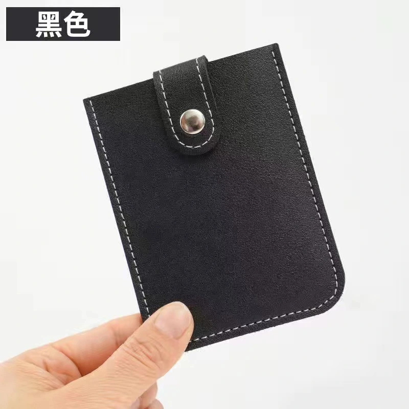 Small Wallet Identification Card Bag Card Pouch Credit Cards Holder PU Cards Container